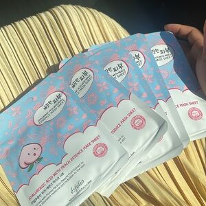 esfolio Hyaluronic Acid With Peach Essence Mask Sheets